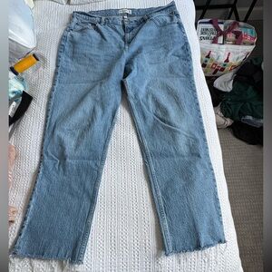 Abercrombie & Fitch Light Blue Straight Leg Jeans